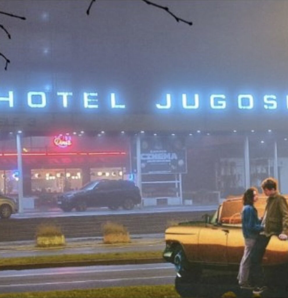 Neon Hotela Jugoslavija i Intergalactic Diner-a jedne večeri, Novi Beograd